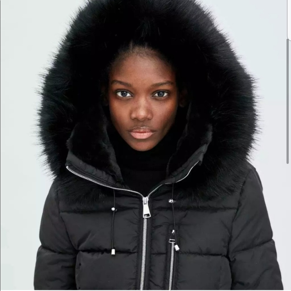 Brand NWOT Women Zara SORONA® DUPONT™ PUFFER JACKET - Picture 4 of 15